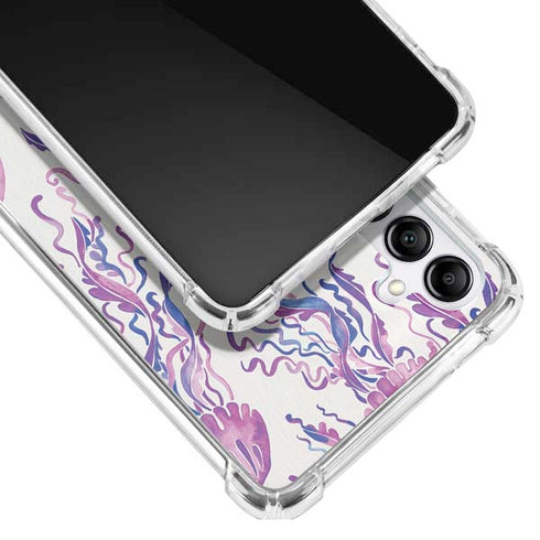 Cat Coq Jellyfish Galaxy A14 5G Clear Case
