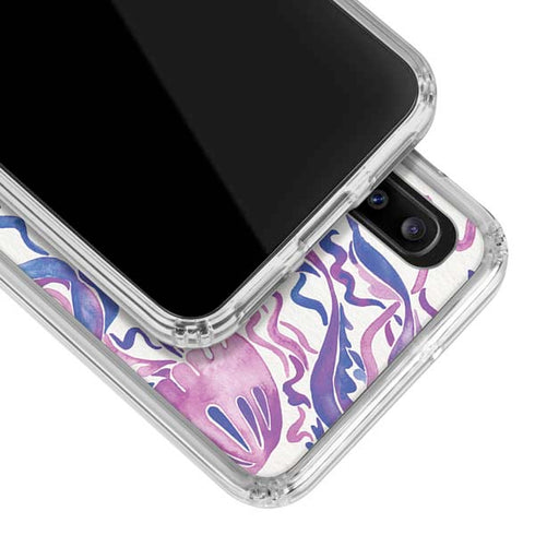 Cat Coq Jellyfish Galaxy A20 Clear Case