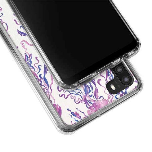 Cat Coq Jellyfish Galaxy A21 Clear Case