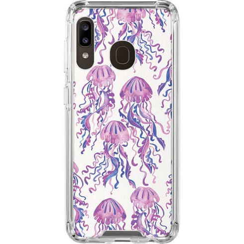 Cat Coq Jellyfish Galaxy A30 Clear Case