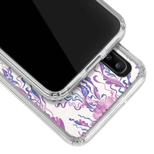 Cat Coq Jellyfish Galaxy A30 Clear Case