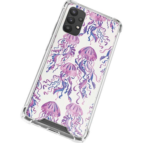 Cat Coq Jellyfish Galaxy A32 5G Clear Case