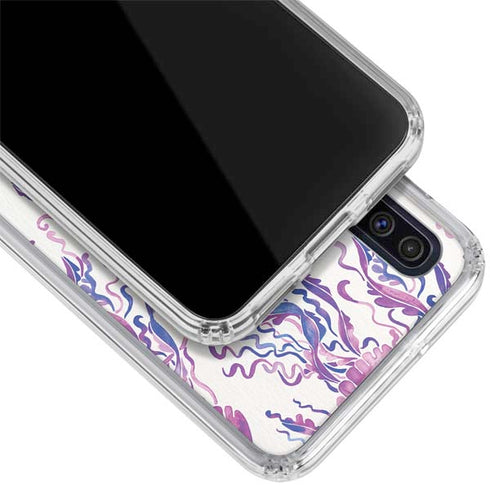 Cat Coq Jellyfish Galaxy A50 Clear Case