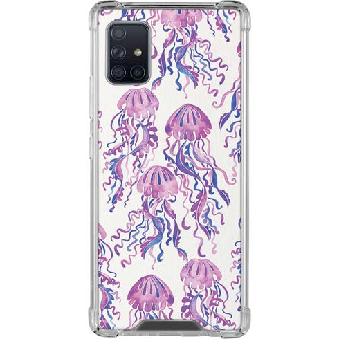 Cat Coq Jellyfish Galaxy A51 5G Clear Case