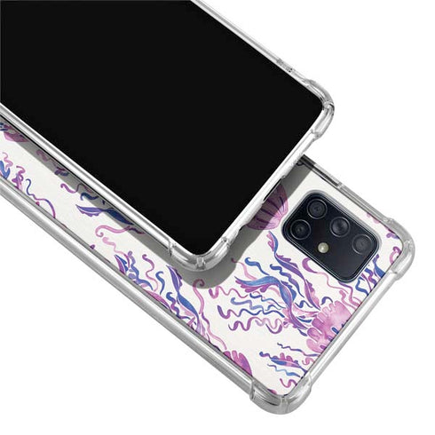 Cat Coq Jellyfish Galaxy A51 5G Clear Case