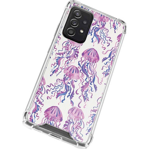 Cat Coq Jellyfish Galaxy A52 5G Clear Case