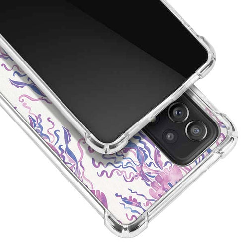Cat Coq Jellyfish Galaxy A52 5G Clear Case