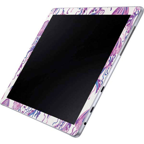 Cat Coq Jellyfish Galaxy Book 12in Skin