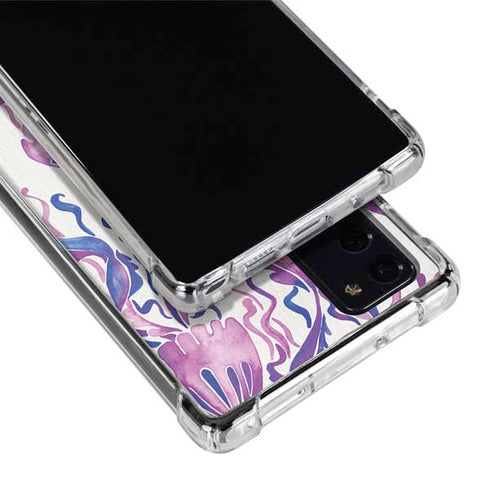 Cat Coq Jellyfish Galaxy Note20 5G Clear Case