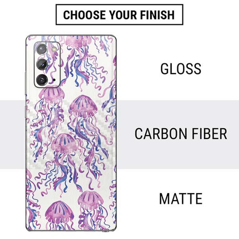 Cat Coq Jellyfish Galaxy Note20 5G Skin