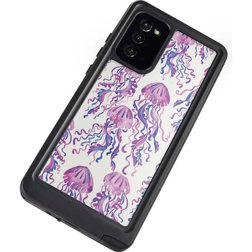 Cat Coq Jellyfish Galaxy Note20 5G Waterproof Case