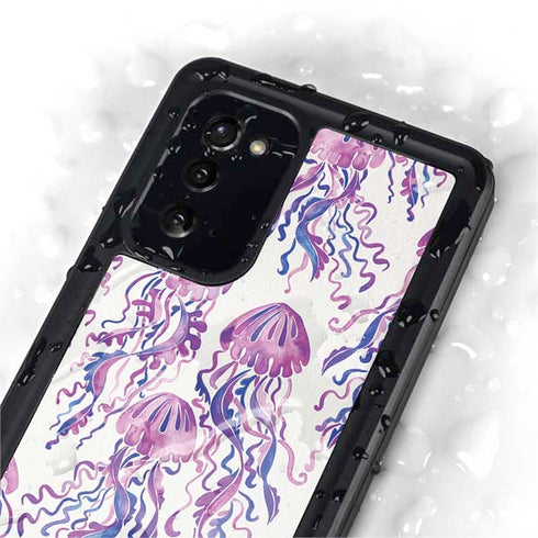 Cat Coq Jellyfish Galaxy Note20 5G Waterproof Case