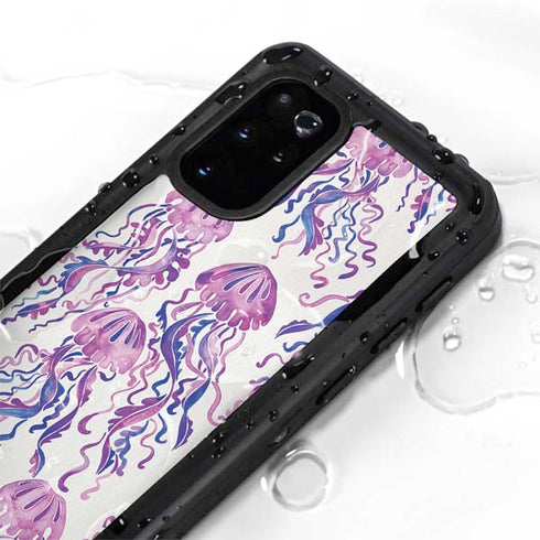 Cat Coq Jellyfish Galaxy S20 Plus Waterproof Case
