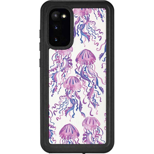 Cat Coq Jellyfish Galaxy S20 Waterproof Case