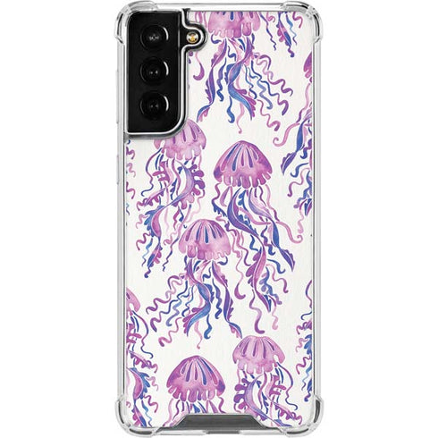 Cat Coq Jellyfish Galaxy S22 Plus Clear Case