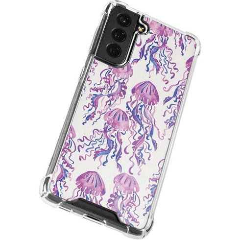 Cat Coq Jellyfish Galaxy S22 Plus Clear Case