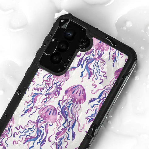 Cat Coq Jellyfish Galaxy S23 Waterproof Case