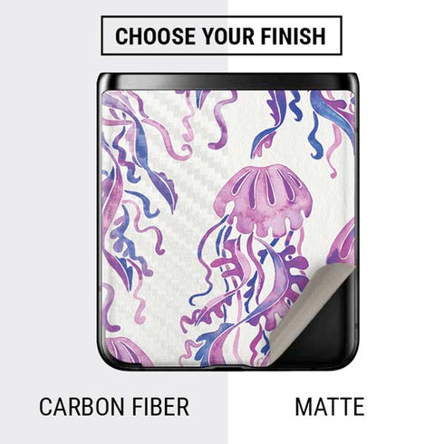 Cat Coq Jellyfish Galaxy Z Flip Skin