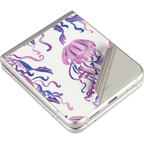 Cat Coq Jellyfish Galaxy Z Flip3 5G Skin