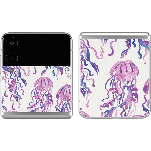 Cat Coq Jellyfish Galaxy Z Flip4 5G Skin