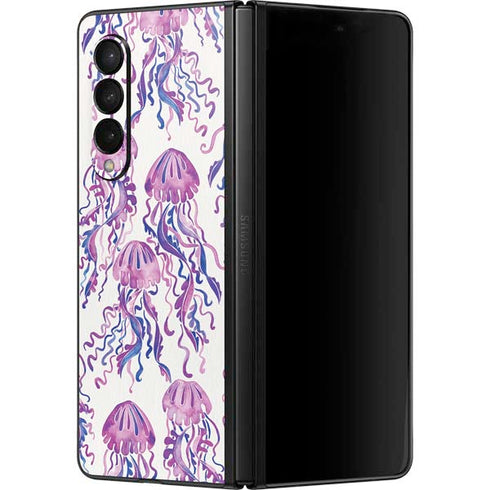 Cat Coq Jellyfish Galaxy Z Fold3 5G Skin