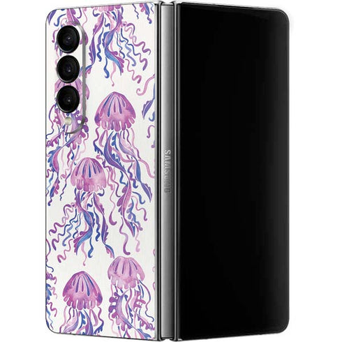 Cat Coq Jellyfish Galaxy Z Fold4 5G Skin