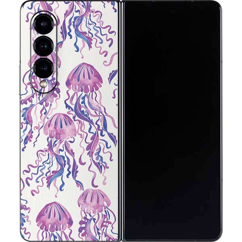 Cat Coq Jellyfish Galaxy Z Fold4 5G Skin