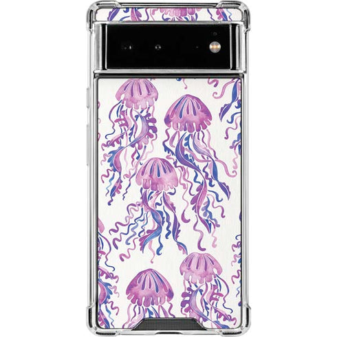 Cat Coq Jellyfish Google Pixel 6 Clear Case