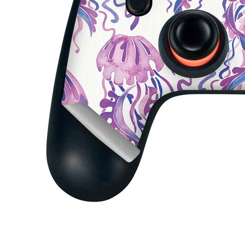 Cat Coq Jellyfish Google Stadia Controller Skin