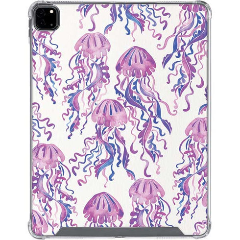 Cat Coq Jellyfish iPad Pro 12.9in (2020) Clear Case