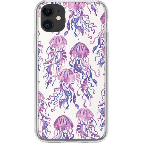 Jellyfish by Cat Coq iPhone 11 Clear Case