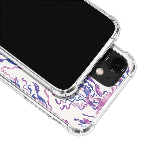 Cat Coq Jellyfish iPhone 12 Clear Case