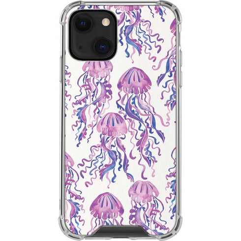 Cat Coq Jellyfish iPhone 13 Mini Clear Case