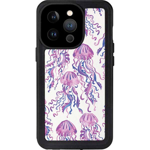 Cat Coq Jellyfish iPhone 14 Pro Waterproof Case