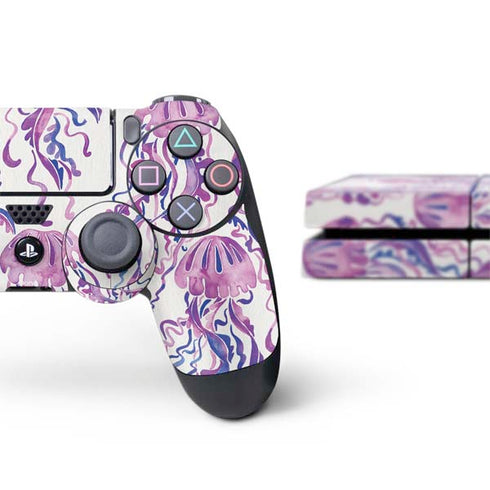 Cat Coq Jellyfish PS4 Console and Controller Bundle Skin