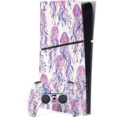 Jellyfish by Cat Coq PS5 Slim Digital Edition Console Skin