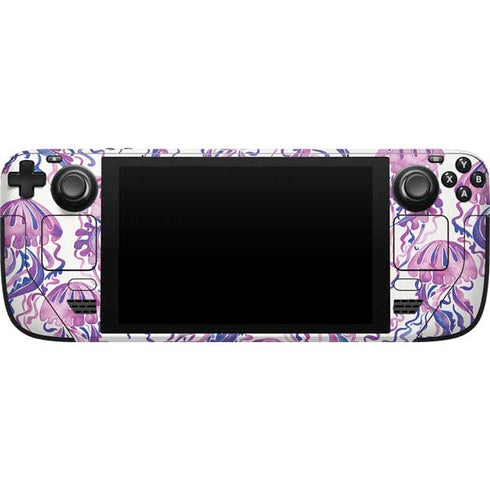 Cat Coq Jellyfish Steam Deck Handheld Gaming Computer Skin