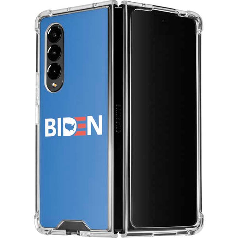 Joe Biden Political Galaxy Z Fold4 5G Clear Case