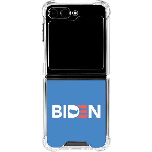 Joe Biden Political Galaxy Z Flip5 5G Clear Case