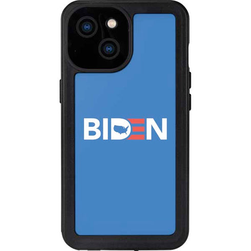 Joe Biden Political iPhone 15 Waterproof Case