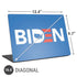 Joe Biden Political Universal Laptop 16.6in (13.4 x 9.7in) Skin