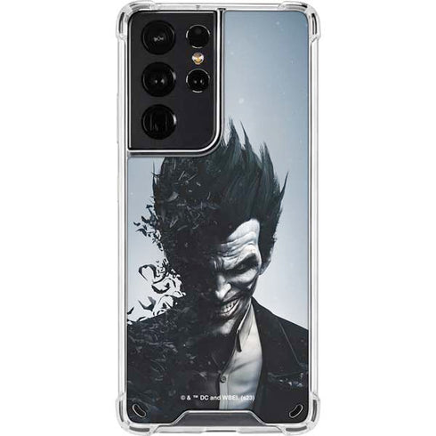 DC Comics Arkham Origins Joker Arkham Galaxy S21 Ultra 5G Clear Case