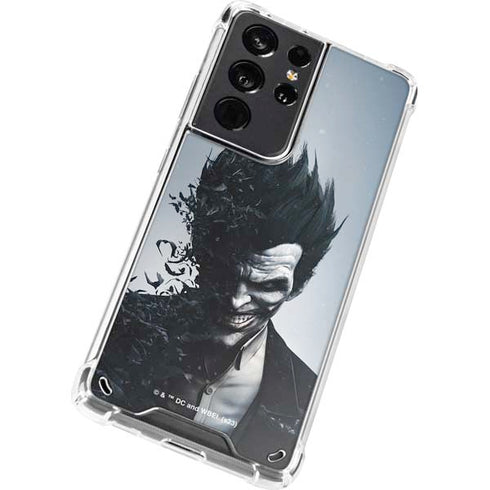 DC Comics Arkham Origins Joker Arkham Galaxy S21 Ultra 5G Clear Case