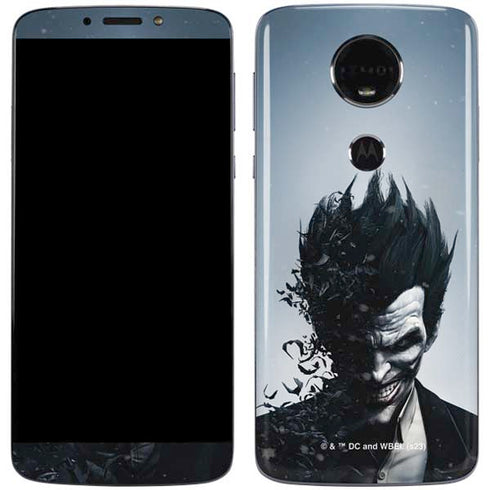 DC Comics Arkham Origins Joker Arkham Moto E5 Plus Skin