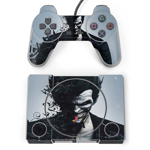 DC Comics Arkham Origins Joker Arkham PlayStation Classic Bundle Skin