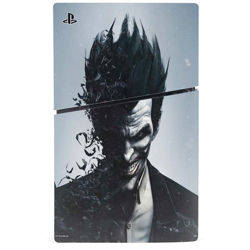 DC Comics Arkham Origins Joker Arkham PS5 Slim Disk Console Skin