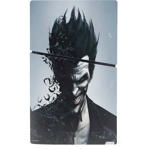 DC Comics Arkham Origins Joker Arkham PS5 Slim Digital Edition Bundle Skin