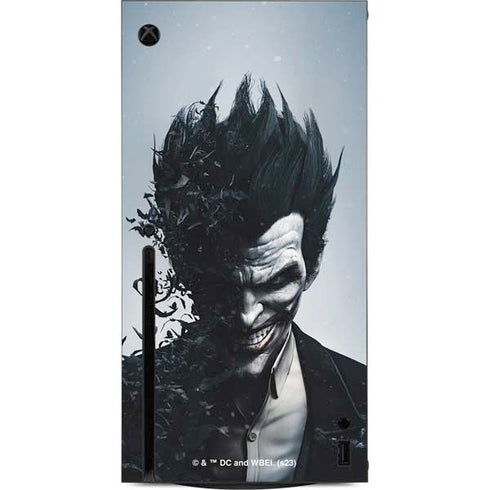 DC Comics Arkham Origins Joker Arkham Xbox Series X Console Skin