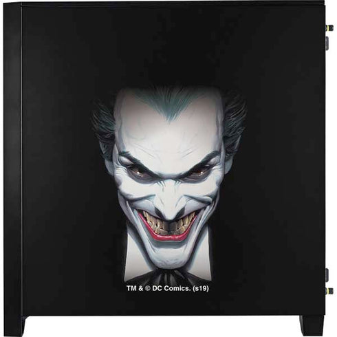 DC Comics The Joker Portrait by Alex Ross Corsair 4000D Tempered Glass Mid-Tower ATX Case Skin