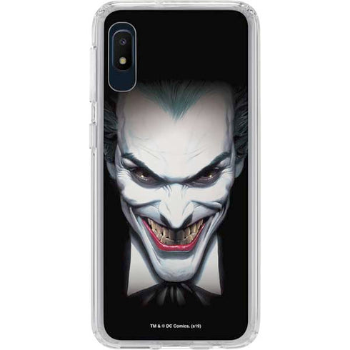 DC Comics The Joker Portrait by Alex Ross Galaxy A10e Clear Case
